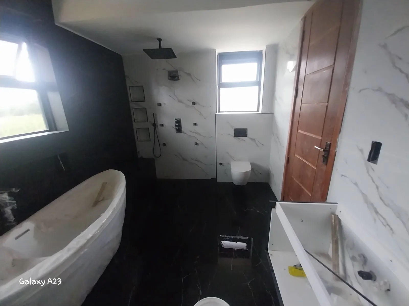A completed Flowtastic bathroom installation in Nairobi